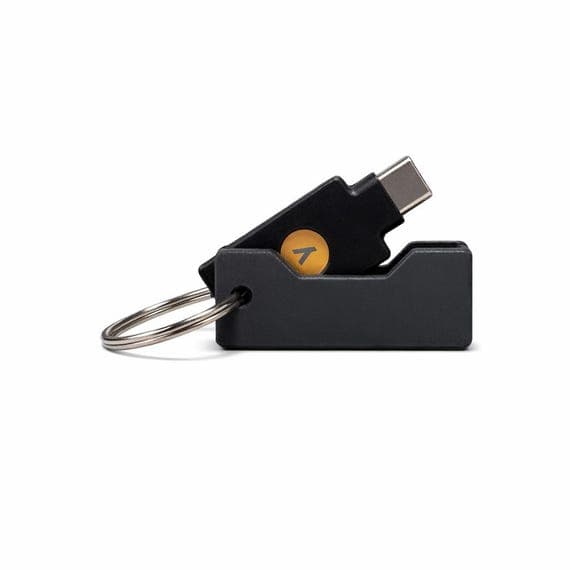 YubiKey 5 NFC & 5C NFC Protective Case – Keychain Holder | Durable Cover for Security Key