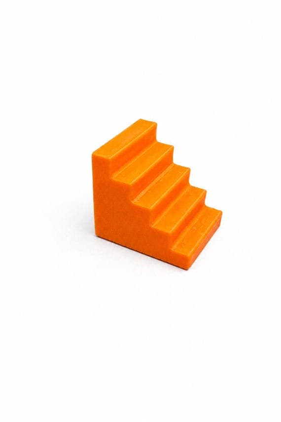 3D Printed CNC Clamp Steps – Orange Workholding for woodworking (8-Pack) — photo 1