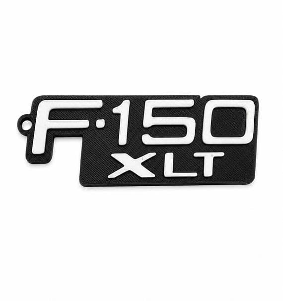 Personalized Ford F-150 XLT Keychain, Custom Name Accessory